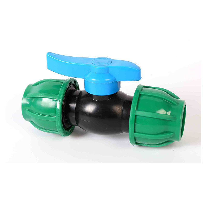 Ball Valve China factory Drip irrigation plastic PP single union ball valve hdpe irrigation pipe and fittings for water supply