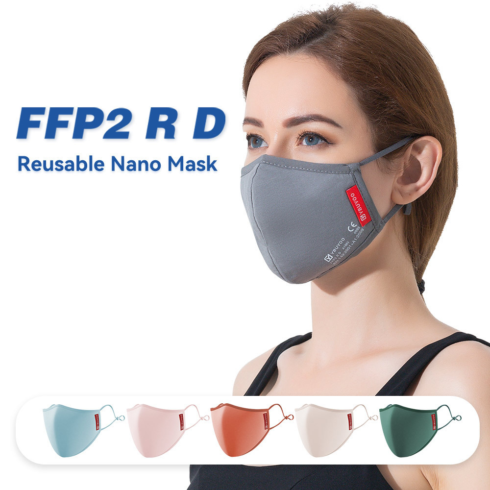 mask manufacturer YBUYOO ffp2 masken CE nano waschbar facemask high pro for adult