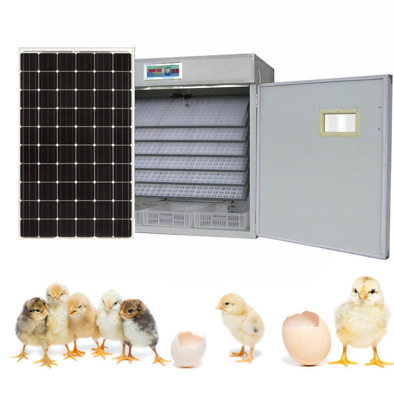 Full automatic 528 large chicken incubator hatching solar energy egg incubator solar powered commercial egg incubator for sale