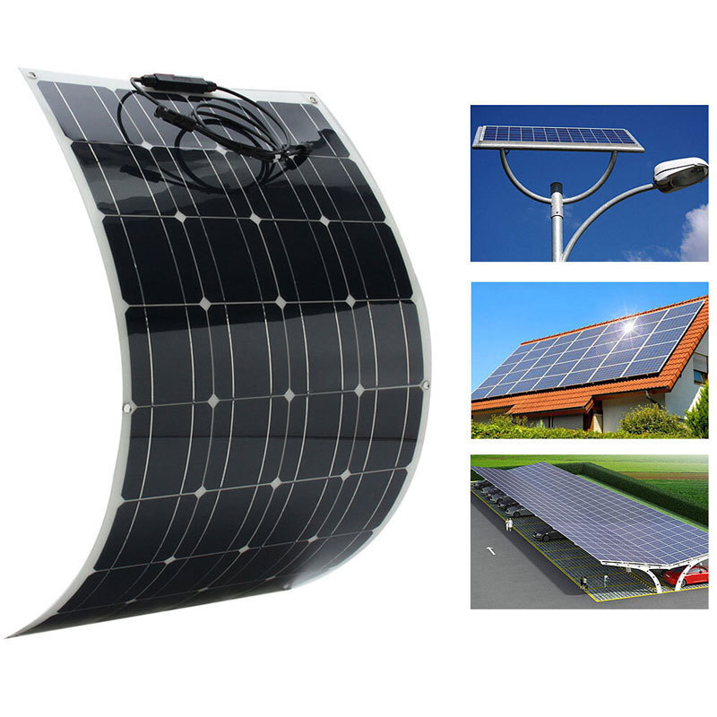 used foldable solar panel for portable power station flexible solar panels 100w 200w 300w thin film portable bandability