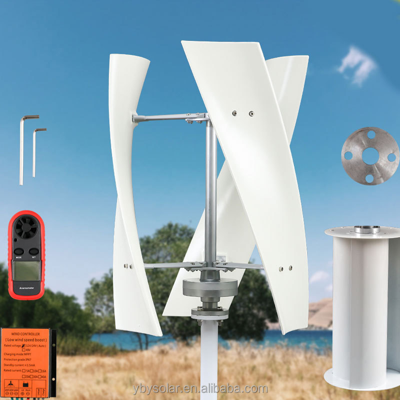 Hot Sells Renewable Energy  600w 1000w 5kw wind generator 10kw maglev wind generator vertical axis wind generator kit