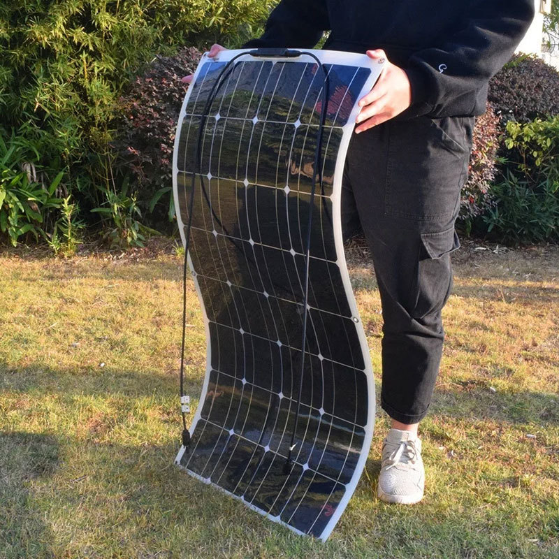 used foldable solar panel for portable power station flexible solar panels 100w 200w 300w thin film portable bandability