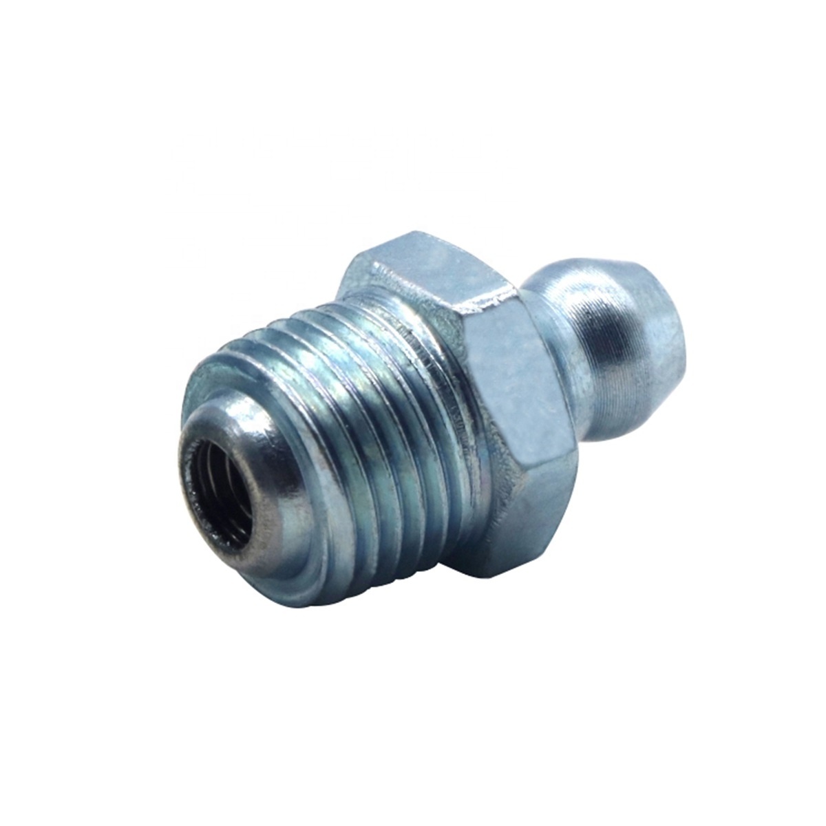 ZM Hydraulic SAE grease fitting 1 8 27 npt zinc plated grease nipple 1/8 NPT straight lubricating nipple