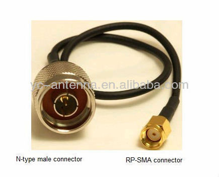 RF Coaxial Cables N male connector to  SMA Male