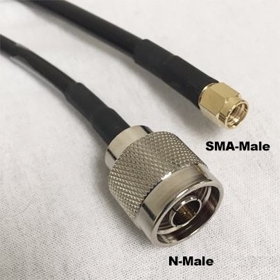 RF Coaxial Cables N male connector to  SMA Male