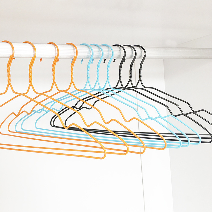 YC Wholesale PE Coated Metal Wire Hanger Shirt 16