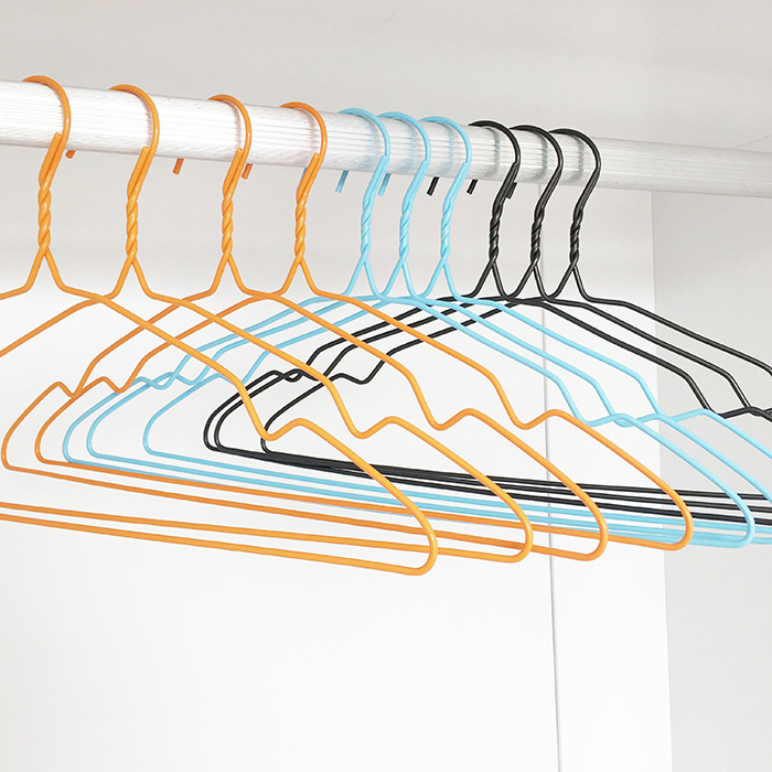 YC Wholesale PE Coated Metal Wire Hanger Shirt 16