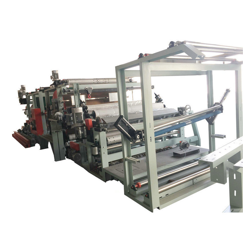 Spot China woven jute fabrics laminating machine