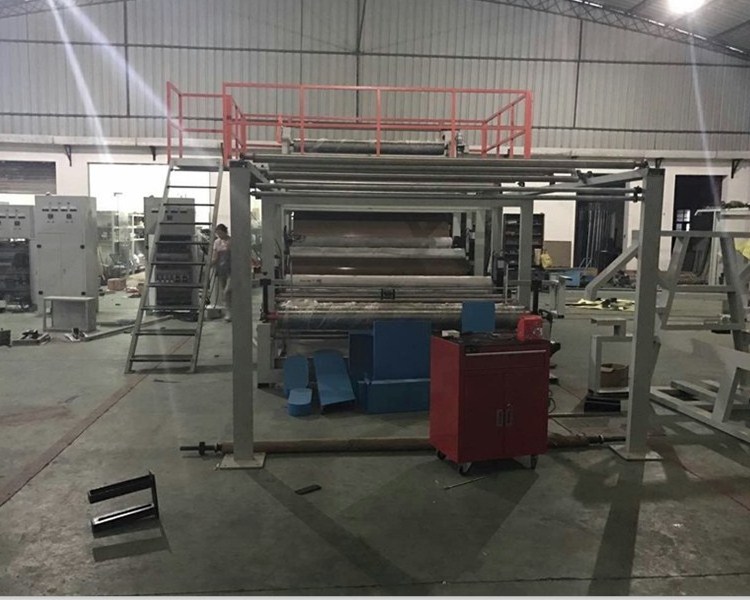 Spot China woven jute fabrics laminating machine