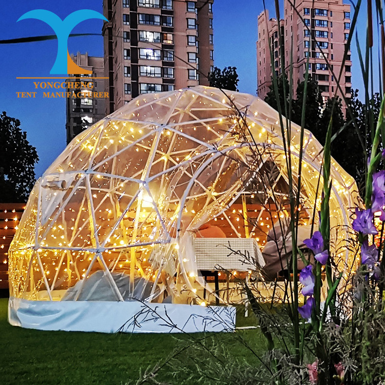 High Quality Transparent Resort House Igloo Outdoor Restaurant Dining Camping Equipment Shelter Dome Tent