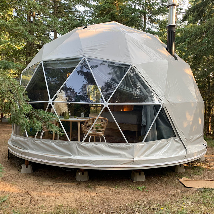 Transparent Geodesic Dome Tents Garden Igloo Round House Dome Tent For Restaurant Outdoor Dining