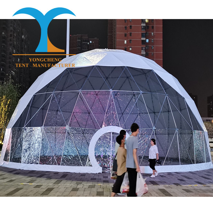 6 diameter events luxury hotel transparent dome tent for camping tiny house glamping pop up gazebo