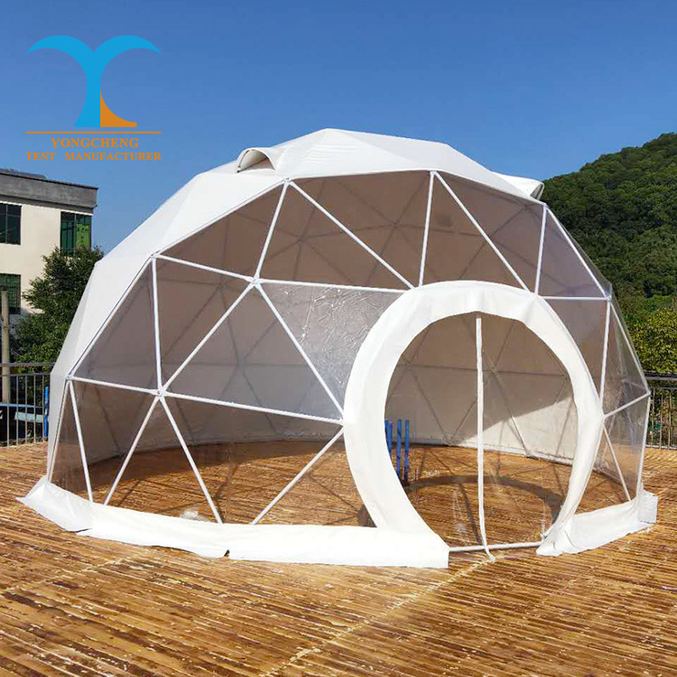 Hot sale waterproof geodesic dome tent, outdoor camping round dome tent, family leisure party dome tent