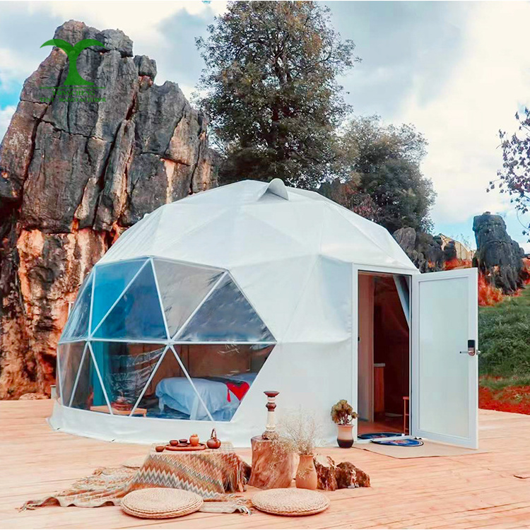 Hot sale waterproof geodesic dome tent, outdoor camping round dome tent, family leisure party dome tent