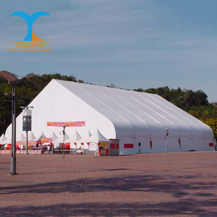 40x40 aluminum alloy structure transparent aircraft hangar curved tfs peach heart-shaped warehouse storage marquee tent