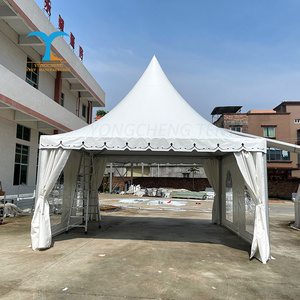 Commercial Trade Show Canopy Outdoor Windproof Tents For Events Chinese Pagoda Tent 5x5 Aluminium