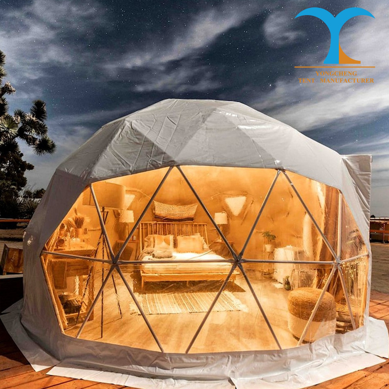 Unique round clear igloo camping geodesic dome tents outdoor camping tents for sale