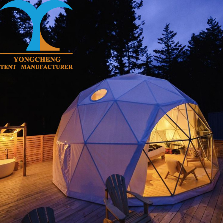 Unique round clear igloo camping geodesic dome tents outdoor camping tents for sale