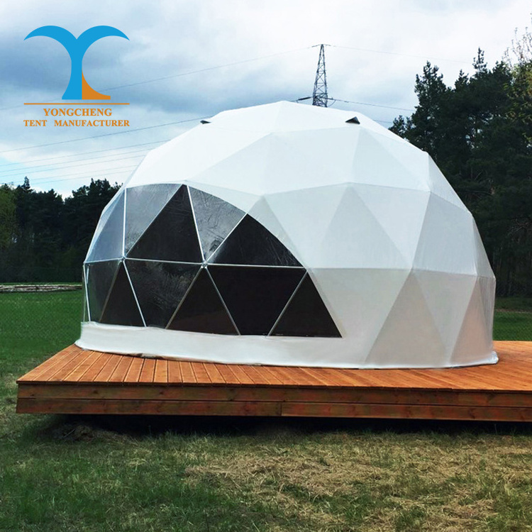 Hot-selling outdoor hotel dome tent luxury dome camping tents glamping tent  .