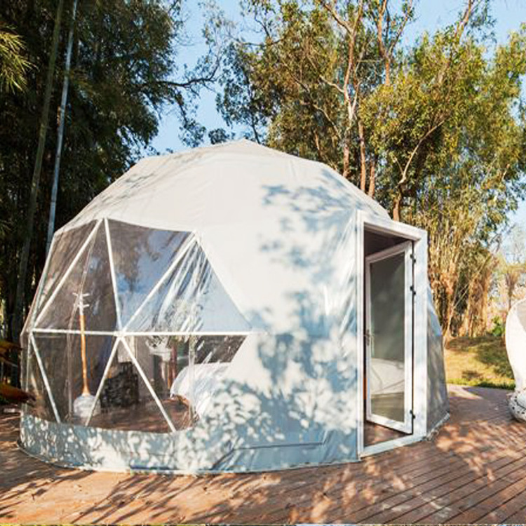 Custom Dia3-35m Frame Geodesic Dome Transparency Glamping Dome igloo dome tent luxury pop up gazebo