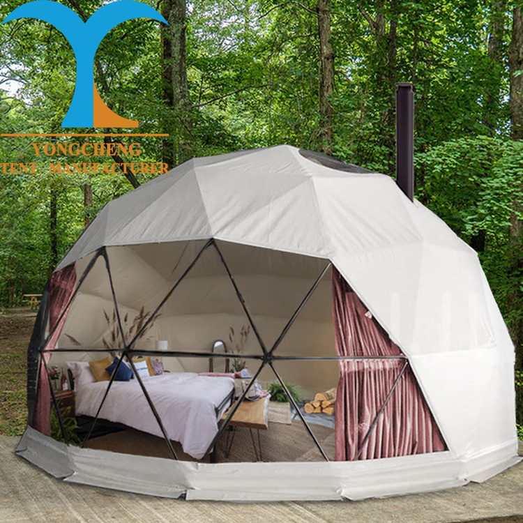 Luxury Hotel Camping Prefab house Tents little house Waterproof Glamping Geodesic dome House outdoor tents for sale