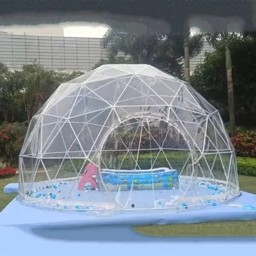 factory whosale igloo yurt circus tent igloo transparent dome glamping tent clear dome tent 4m camping trailers