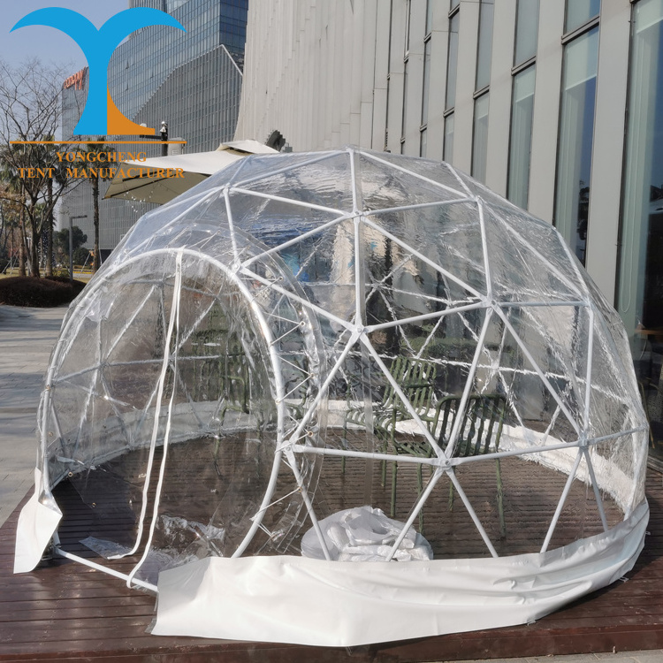 Custom Dia3-35m Frame Geodesic Dome Transparency Glamping Dome igloo dome tent luxury pop up gazebo