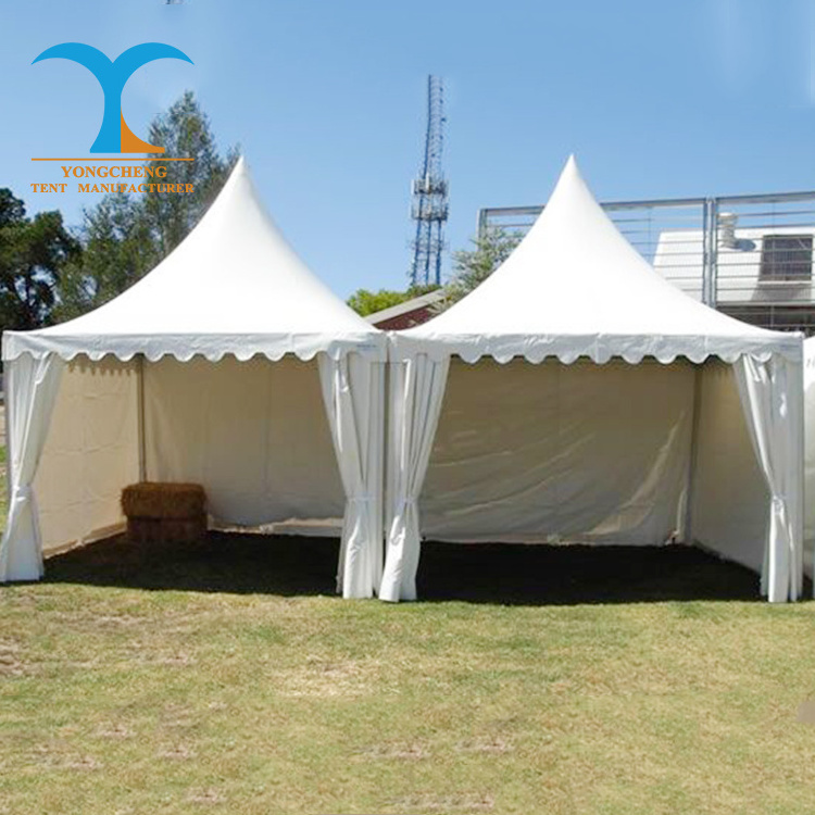 carpas para camping 4x4 5x5 6x6 8x8 10x10 Outdoor Exhibition Pagoda Tent Wedding Event Party Tent For Sale