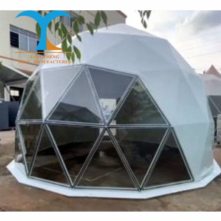 Clear Luxe Tent Igloo Dome Party Outdoor Camping Tents with LED lighting glass dome tent clear dome room