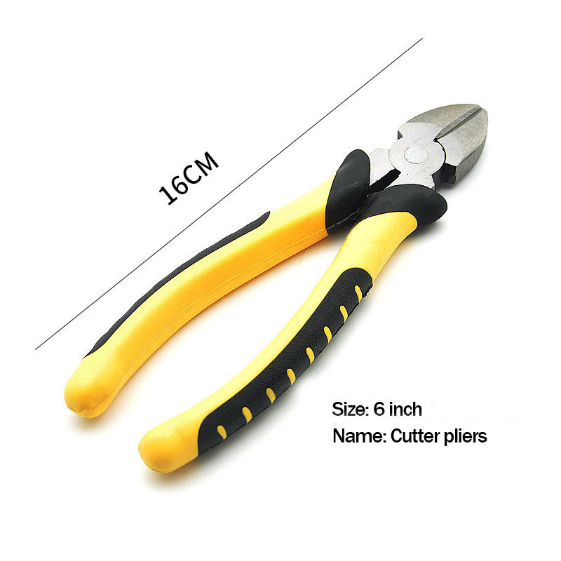 Customized 6/7/8 Heavy duty inch CRV Insulated Long nose Cutter Combination Pliers