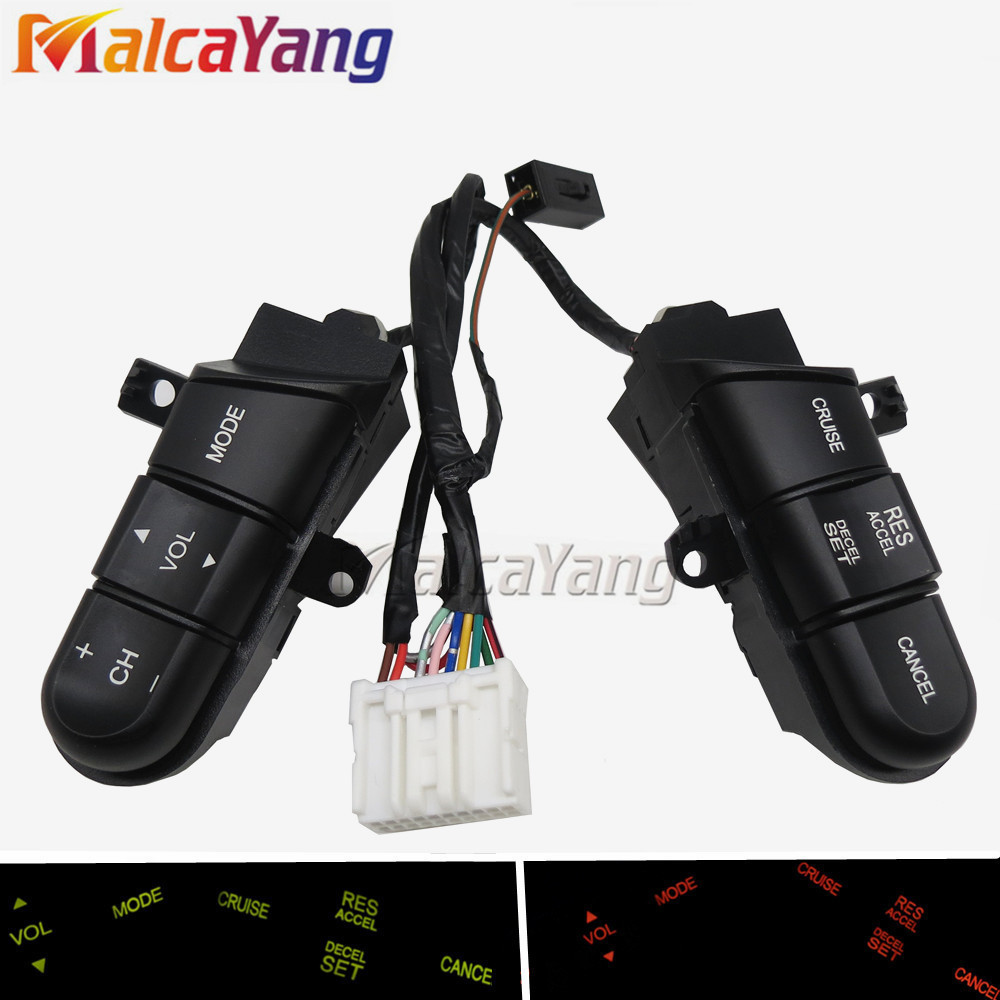 Steering Wheel PAD Control Botton 36770-SNA-A12 36770-SNA-A11 Cruise Audio Remote Switch For Honda Civic 2006-2011