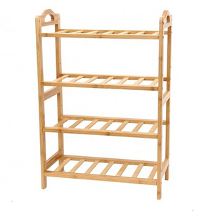 Furniture Home Bedroom 5-Tier Corner Bamboo Shelf Storage Organizer Display Space Saving Shelving