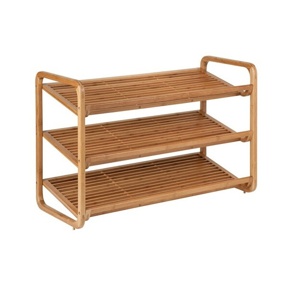 Furniture Home Bedroom 5-Tier Corner Bamboo Shelf Storage Organizer Display Space Saving Shelving