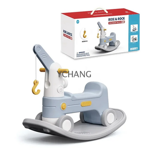 Fashion Direct Toddler Swing Rocking Chair Horse Crane 4 Wheels 2 In 1 Sliding Balance Vehicle Toys Ride On Car For Kids