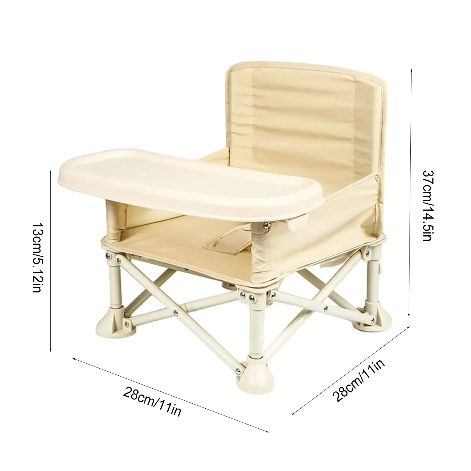 Factory Infant Chair Dining Outside High Chair Eating Camping Beach Lawn Travel Kids Tray Folding Seat Baby Rocker Chair