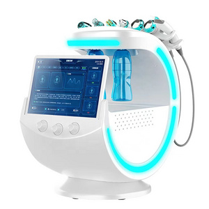 Hydra Master Hydro Dermabrasion Facial Machine 7 in 1 Galvanic price beauty machine micro  Jet Peel Machine Smart Ice Blue