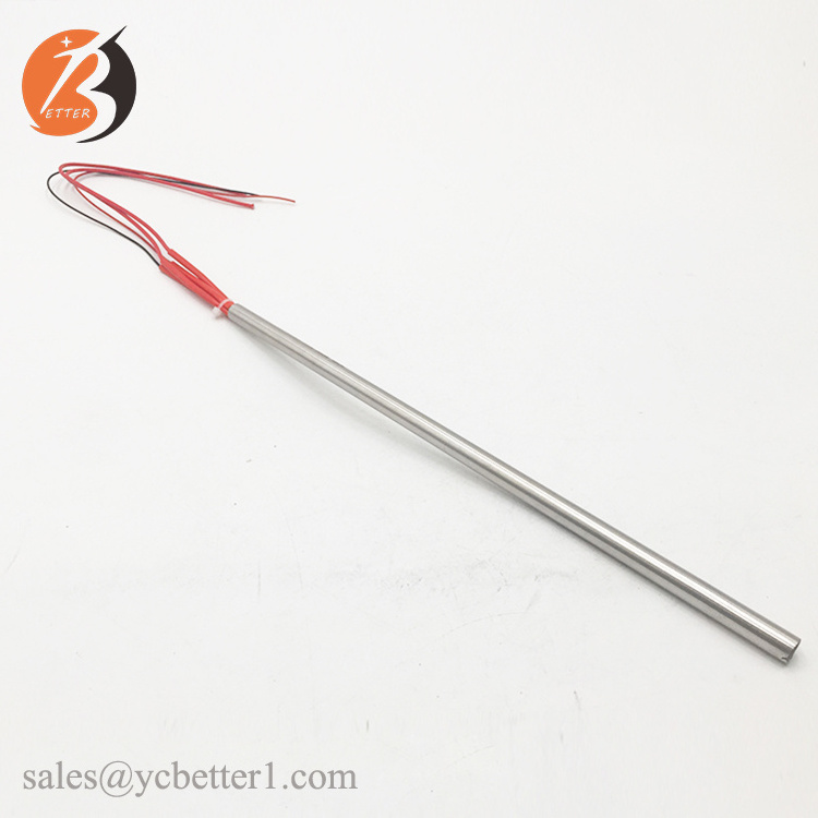 12v ceramic thread cartridge heater with thermocouple