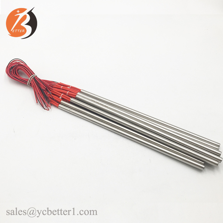 12v ceramic thread cartridge heater with thermocouple