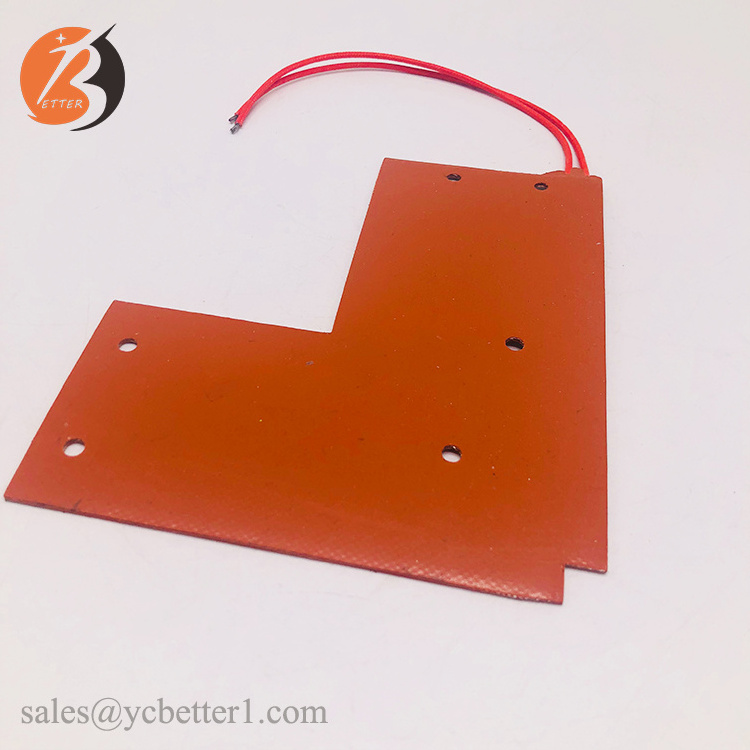 220v 60w Silicone Rubber Heating Element Pad for Snowboard Press