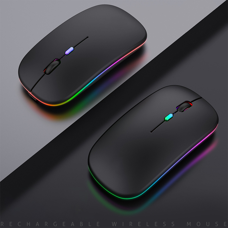 2.4G Wireless Mouse Rechargeable Charging Ultra-Thin Silent Mouse Mute Office Notebook Mice Opto-electronic For Home Office use