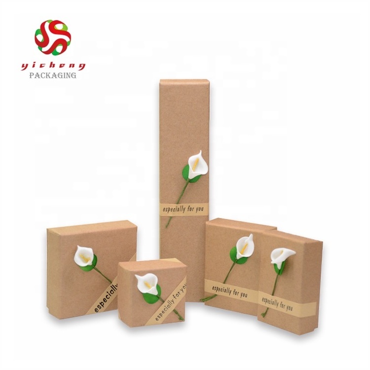 Custom Design Jewelry Boxes Fancy Match Drawer Slide Out Cardboard Paper Gift Jewelry Packaging Box