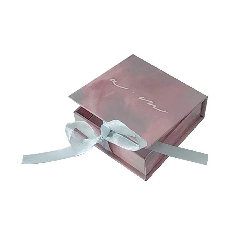 Custom Design Jewelry Boxes Fancy Match Drawer Slide Out Cardboard Paper Gift Jewelry Packaging Box