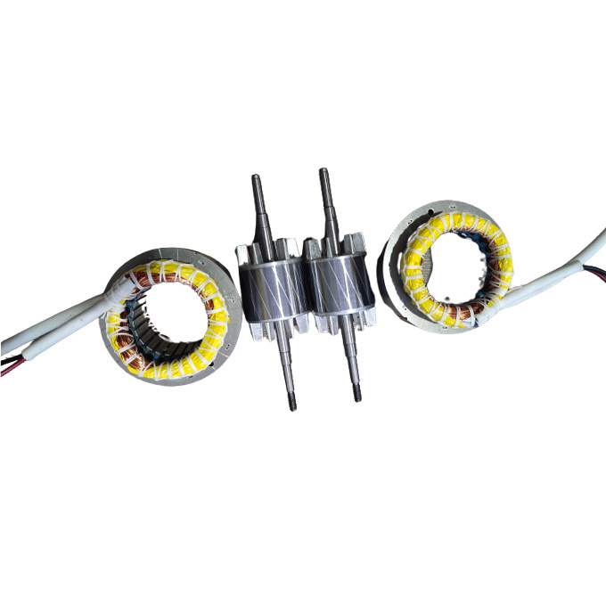 stator and rotor with wiring for ac induction motor parts