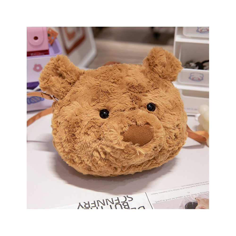 New Fashion Design Organic Cotton Animal Bag Cute Fashion Plush Bag For Friends