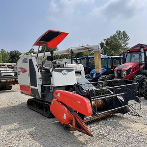 factory price Kubota Pro758Q DC70 USED combine harvester with small granary