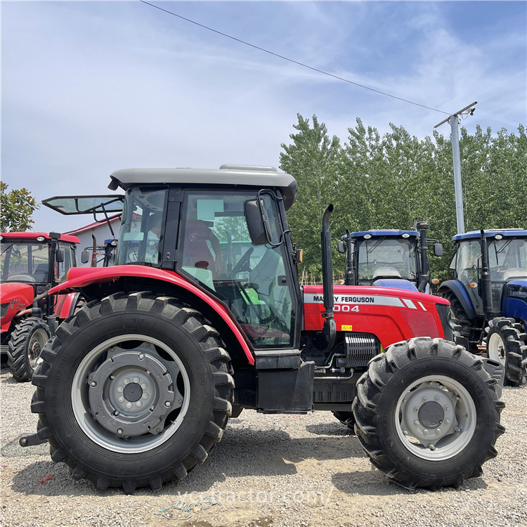 4x4 4wd Cab MF 1004 100HP Small Agriculture Tractor Cheap Used Tractor for Sale in China