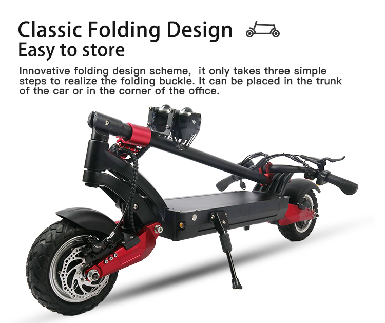 Super September 10inch Offroad Escooter 3200w Dual Motor Electric Scooter Motorcycle Adults E-scooter Trotinette Electrique