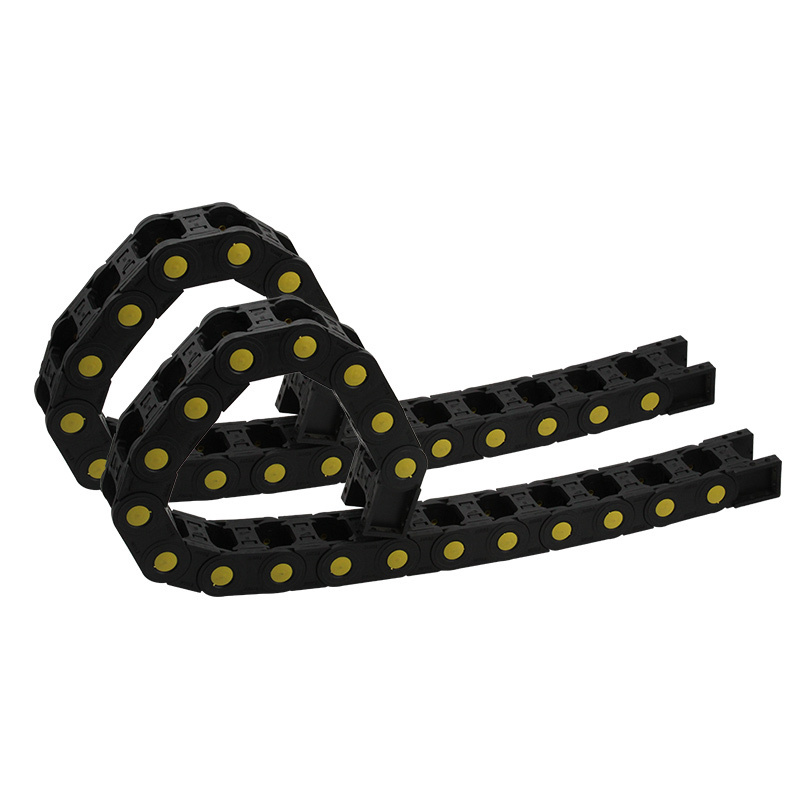 openable cable carriers high flexible nylon bridge type cable protection tray 18mm*18mm towing drag plastic chain for drag chain