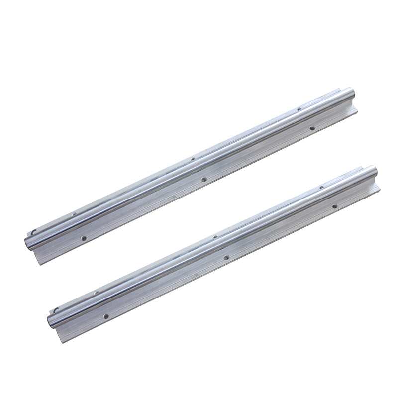 2PCS Linear Rail 0.78-47 Inch SBR Linear Guide Rail with 4PCS Bearing Block Slide Guide Rod for DIY CNC Routers Lathes Mills