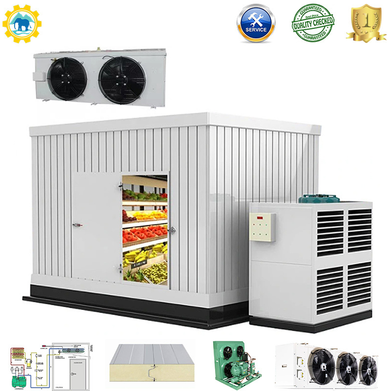 coldroom Walk In Cooler Unit Commercial Refrigeration Cool Cold Room Walk In Cooler For Food & Beverage Factory